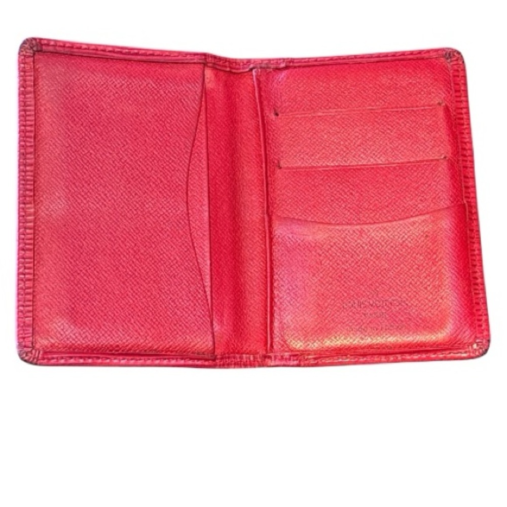 Louis Vuitton Red Epi Card Holder Wallet Vintage - Picture 4 of 10